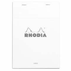RHODIA PAD#16 STAPLED WHITE A5 148X210 5X5