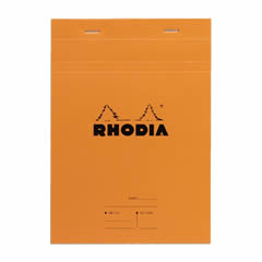 RHODIA MEETING NOTEPAD #16 RULED A5 ORANGE