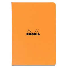 RHODIA CAHIER SIDE STAPLED A4 LINED