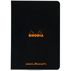 RHODIA - CAHIER NOTEBOOK - A5 - DOT GRID - BLACK