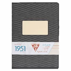CLAIREFONTAINE METRIC 1951 BLACK LINED NOTEBOOK A5