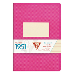 CLAIREFONTAINE METRIC 1951 STRAWBERRY LINED NOTEBOOK A5