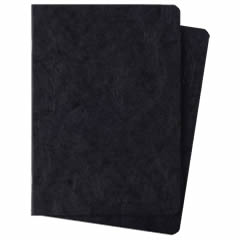 CLAIREFONTAINE SET/2 A5 LINED BLACK NOTEBOOK