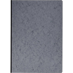 CLAIREFONTAINE - MY ESSENTIALS CLOTHBOUND NOTEBOOK - A4 -   RULED - GREY