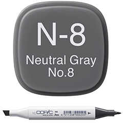 MARKER COPIC NEUTRAL GRAY NO 8 - N8