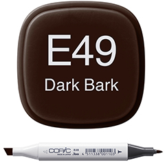 MARKER COPIC DARK BARK - E49