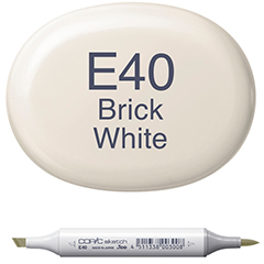 COPIC SKETCH BRICK WHITE - E40