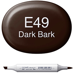COPIC SKETCH DARK BARK - E49