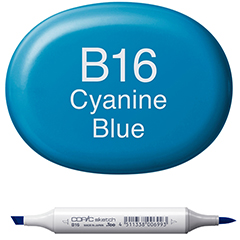 COPIC SKETCH CYANINE BLUE - B16