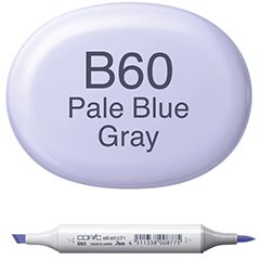 COPIC SKETCH PALE BLUE GRAY - B60