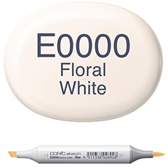 COPIC SKETCH FLORAL WHITE - E0000