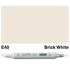 COPIC CIAO BRICK WHITE E40 # CCE40