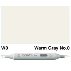 COPIC CIAO WO WARM GRAY NO 0 - CCW0