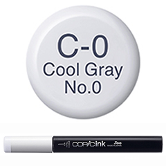 COPIC INK COOL GRAY NO 0