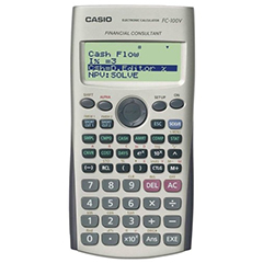 CALCULATOR CASIO FC100V FINANCIAL # 65026