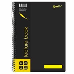PAD QUILL A4 LECTURE BOOK PP COVER 140 PAGE