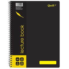 PAD QUILL A4 NOTEBOOK PP COVER 120 PAGES SPIRAL BOUND
