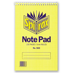 PAD SPIRAX 563 REPORTERS NOTEPAD 100 PAGE FIELD BOOK #56048