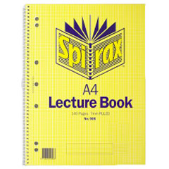 PAD SPIRAX 906 A4 LECTURE BOOK 140 PAGE #56906