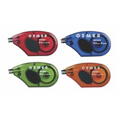 CORRECTION TAPE OSMER 4.2mm X 8m ASSORTED COLOURS