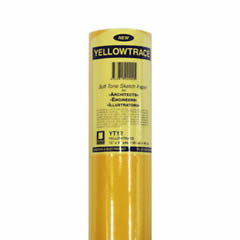 TRACING PAPER YELLOW ROLL 27GSM 14 INCH X 50 YARDS 36cm x   46m