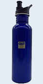 QUT ECO Safe Water Bottle Dark Blue