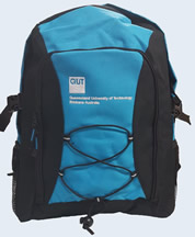 QUT Smartpack Backpack Aqua Blue