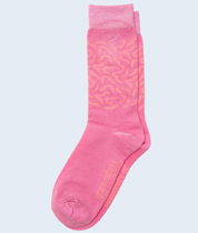 QUT Green Squiggle Socks