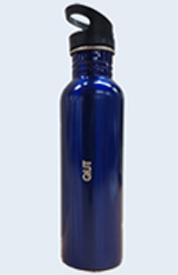QUT S/Steel Water Bottle 800ml Blue