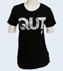 QUT Etch Fitted Denim Blue