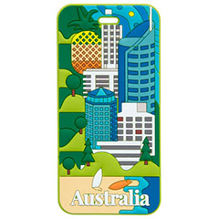 ANNABEL AUSTRALIA LUGGAGE TAG - QUEENSLAND