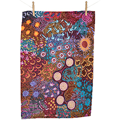 DREAMING TEA TOWEL INDIGENOUS ABORIGINAL