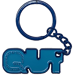 QUT LETTERS GRAD KEYRING ENAMEL