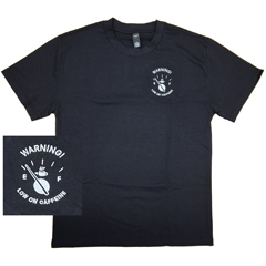 TSHIRT MED - LOW CAFFEINE EMBROIDERY - HEAVY-WEIGHT 280GSM  COTTON