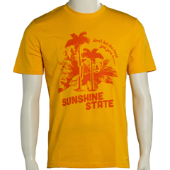TSHIRT XXL - SUNSHINE STATE - MID-WEIGHT 180GSM ORGANIC &   RECYCLED COTTON