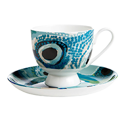 MAY WOKKA CHAPMAN TEA CUP & SAUCER INDIGENOUS