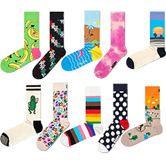 HAPPY SOCKS 36-40 ASST