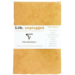 CLAIREFONTAINE SET/2 POCKET LINED TOBACCO NOTEBOOK
