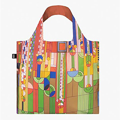 LOQI FRANK LLOYD WRIGHT SAGUARO FORMS BAG MONOCHROME