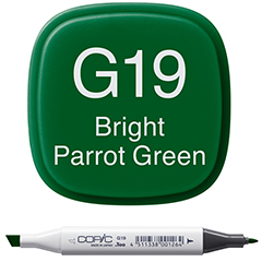 MARKER COPIC BRIGHT PARROT GREEN - G19