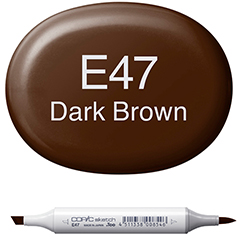 COPIC SKETCH DARK BROWN - E47