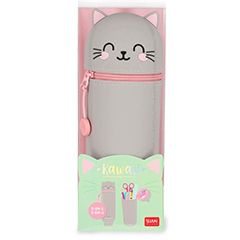 PENCIL CASE LEGAMI SILICONE KITTY