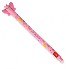 ERASABLE PEN BUTTERFLY PINK