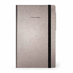 MY NOTEBOOK MED LINED GREY DIAMOND