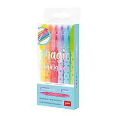 SET 6/ ERASABLE MAGIC HIGHLIGHTERS KIT
