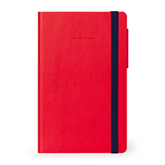 MY NOTEBOOK MED PLAIN RED PASSION