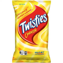 SMITHS TWISTIES CHEESE 90G