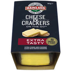 MAINLAND ON THE GO EXTRA TASTY CHEESE 50GM
