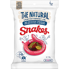 TNCC SNAKES 190G (NATURAL CONFECTIONARY COMPANY)