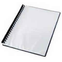 FILE DISPLAY INSERT CLEAR FRONT BLACK